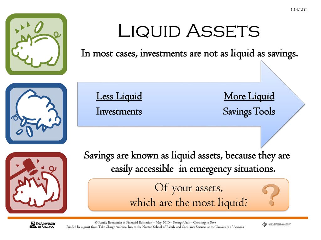 which investments are most liquid